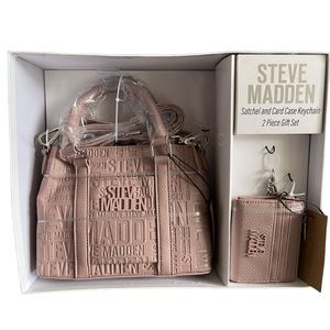 Steve Madden Satchel Bag With Coin/Card Holder Wallet
